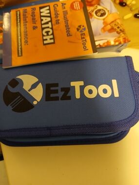 EzTool Blue Watch Repair Tool Kit Case